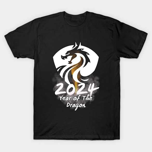 Year of The Dragon 2024 - Happy new year T-Shirt by Akimatax